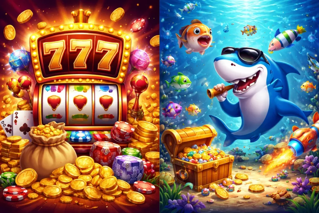 Slot and Casino Games Outperform Fish Games